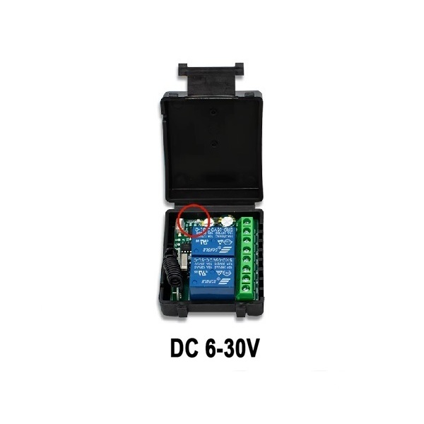 Récepteur 10A 6à30V 2C Récepteurs 220VAC 6à30VDC 2Canaux 433mhz